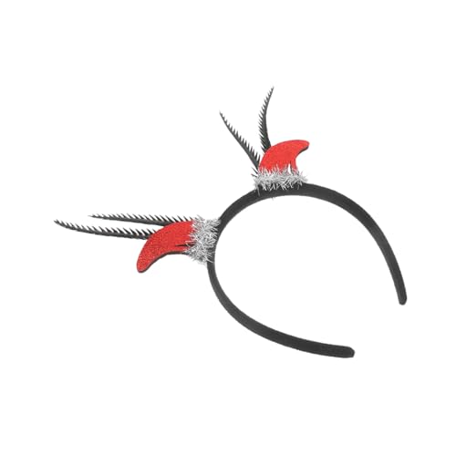 VALICLUD Teufelshaarband Party Kind Halloween-mesh-stirnband Erwachsene Für Skelett Stirnband Mit Bösen Hörnern Halloween-haarreifen Abdeckung Ohrenstirnband Led Rot Plastik VALICLUD Teufelshaarband Party Kind Halloween-mesh-stirnband Erwachsene Für Skelett Stirnband Mit Bösen Hörnern Halloween-haarreifen Abdeckung Ohrenstirnband Led Rot Plastik von VALICLUD