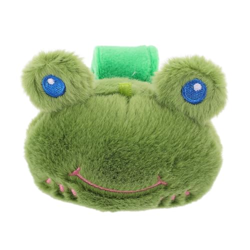 VALICLUD Tierisches Frosch Snap Armband Plüsch Geldbörse für Weiches und Lustiges Accessoire für Jungen und für Partys und Besondere Anlässe von VALICLUD