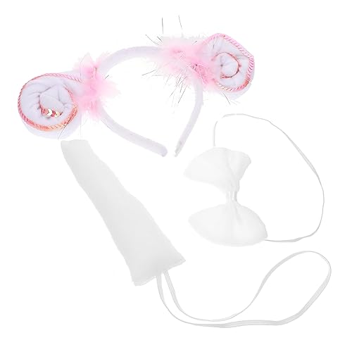 VALICLUD Tierkostüm Zubehör Set Teiliges Schaf Kostüm mit Ohren Haarreif Fliege und für Bühnenaufführungen Partys und Karneval VALICLUD Tierkostüm Zubehör Set Teiliges Schaf Kostüm mit Ohren Haarreif Fliege und für Bühnenaufführungen Partys und Karneval von VALICLUD
