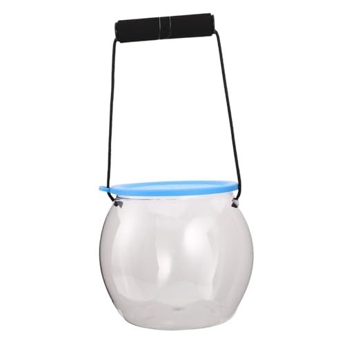VALICLUD Tragbarer Fischeimer Aus Kunststoff Runder Fischeimer Für Picknick Und Aquarium Transparenter Eimer Mit Griff Für Outdoor-aktivitäten Sukkulententopf Und Terrariumvase Geeignet VALICLUD Tragbarer Fischeimer Aus Kunststoff Runder Fischeimer Für Picknick Und Aquarium Transparenter Eimer Mit Griff Für Outdoor-aktivitäten Sukkulententopf Und Terrariumvase Geeignet von VALICLUD