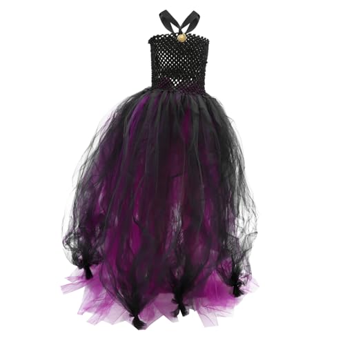 VALICLUD Tutu Kleid für Mädchen Halloween Cosplay Kostüm mit Spinnen Design Xxl für Partys und Fotoshootings Atmungsaktiv und Hautfreundlich Auffälliger Look für Besondere Anlässe von VALICLUD
