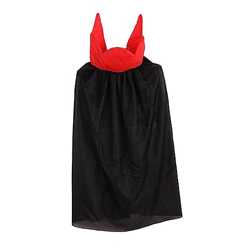VALICLUD Umhang für Partymantel Roben Halloween-Cosplay-Mantel Umhänge für Halloween Witches Accessory Halloween Vampires Accessory Umhang kreativer Umhang Black von VALICLUD