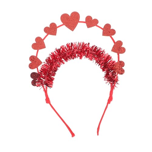 VALICLUD Valentinstag Haarreif mit Herzen Damen Haarband für Partys und Kostüme Bequemer Haarschmuck für Erwachsene für Hochzeiten und Feiern VALICLUD Valentinstag Haarreif mit Herzen Damen Haarband für Partys und Kostüme Bequemer Haarschmuck für Erwachsene für Hochzeiten und Feiern von VALICLUD