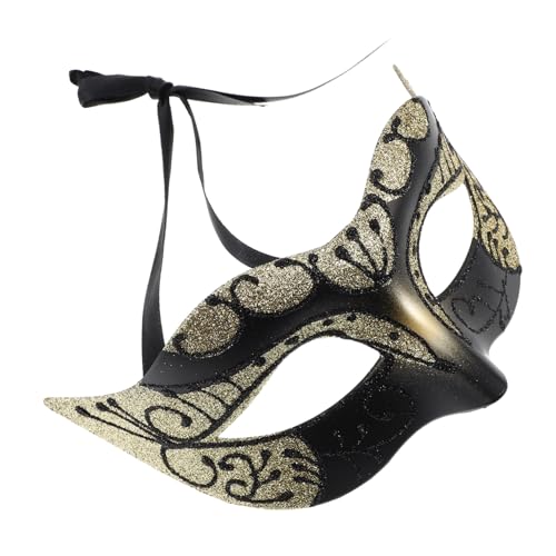 VALICLUD Venezianische Halbe Gesicht Maske Damen Handbemalt Leichtes Kunststoffkostüm für Karneval Maskenball Halloween Party Bühnenauftritt VALICLUD Venezianische Halbe Gesicht Maske Damen Handbemalt Leichtes Kunststoffkostüm für Karneval Maskenball Halloween Party Bühnenauftritt von VALICLUD