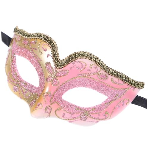 VALICLUD Venezianische Halbgesichtsmaske Goldglitzer Karneval Halloween Party Dekorative Cosplay Maske für Mädchen VALICLUD Venezianische Halbgesichtsmaske Goldglitzer Karneval Halloween Party Dekorative Cosplay Maske für Mädchen von VALICLUD