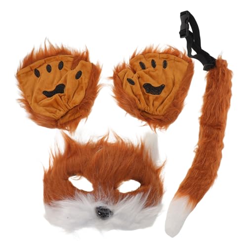 VALICLUD Verstellbares Fuchskostüm-set für Mädchen mit Plüschohren Flexiblem und Weichen Handschuhen Atmungsaktiv Vielseitig für Halloween Karneval und Cosplay-events Geeignet VALICLUD Verstellbares Fuchskostüm-set für Mädchen mit Plüschohren Flexiblem und Weichen Handschuhen Atmungsaktiv Vielseitig für Halloween Karneval und Cosplay-events Geeignet von VALICLUD