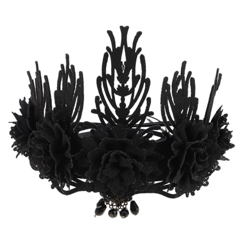 VALICLUD Vintage Barock Haarreif Damen Renaissance Gothic Kopfschmuck Leicht Robust für Halloween Karneval Maskerade Cosplay Festliche Kostüm-accessoires VALICLUD Vintage Barock Haarreif Damen Renaissance Gothic Kopfschmuck Leicht Robust für Halloween Karneval Maskerade Cosplay Festliche Kostüm-accessoires von VALICLUD