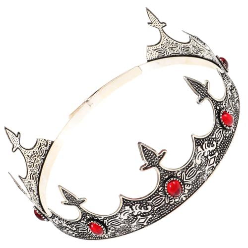 VALICLUD Vintage Königskrone für Herren Stabile Leichte Party Karnevalskrone Dekoratives Cosplay-accessoire Verformungsfest Geeignet für Prinzen und Kostümauftritte VALICLUD Vintage Königskrone für Herren Stabile Leichte Party Karnevalskrone Dekoratives Cosplay-accessoire Verformungsfest Geeignet für Prinzen und Kostümauftritte von VALICLUD