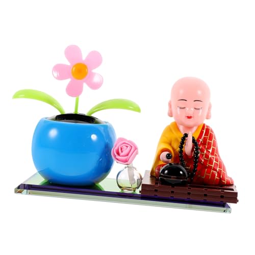 VALICLUD Wackelkopf Auto Armaturenbrett Deko Solarbetrieben mit Blumentopf Figuren Resinstatue für Innenraum und Stabilität VALICLUD Wackelkopf Auto Armaturenbrett Deko Solarbetrieben mit Blumentopf Figuren Resinstatue für Innenraum und Stabilität von VALICLUD