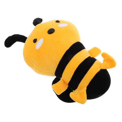 VALICLUD Weiches Plüsch Bienen Kuscheltier Cartoon Stofftier für Kinderzimmer Deko Geburtstagsgeschenk Jungen Mädchen Niedliches Plüschspielzeug zum Kuscheln von VALICLUD