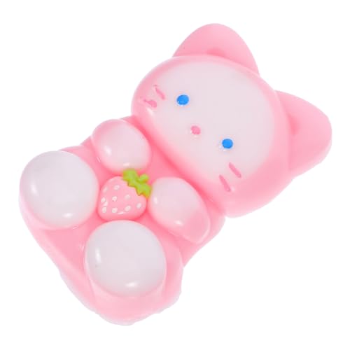 VALICLUD Weiches Squishy Katzen mit Erdbeerdesign Stressabbauendes Langlebiges Knetspielzeug für Sensorisches Fidget Toy Party Mitgebsel für Jungen und Mädchen von VALICLUD