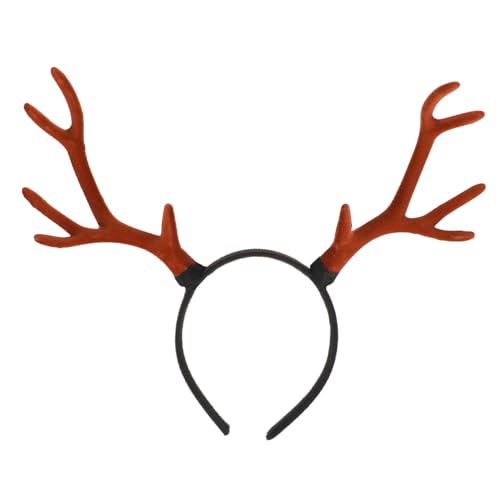 VALICLUD Weihnachts Rentier Geweih Stirnband Leichtes Weiches Xmas Haaraccessoire Dekoratives und Lustiges Kopfschmuck für Weihnachtsfeiern Festliches Kostümzubehör für Winter und von VALICLUD