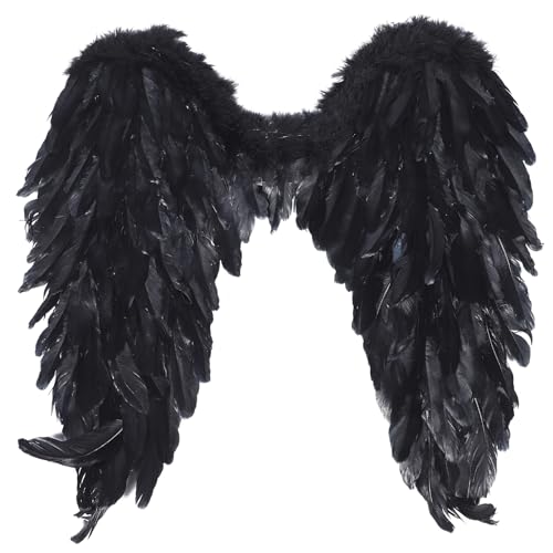 VALICLUD Weihnachtsflügel Kostüm Schwarze Feder Engelsflügel Weihnachtsfeier Outfit Fee Party Flügel für Kinder Erwachsene Weihnachtsfeier Gefälligkeiten VALICLUD Weihnachtsflügel Kostüm Schwarze Feder Engelsflügel Weihnachtsfeier Outfit Fee Party Flügel für Kinder Erwachsene Weihnachtsfeier Gefälligkeiten von VALICLUD