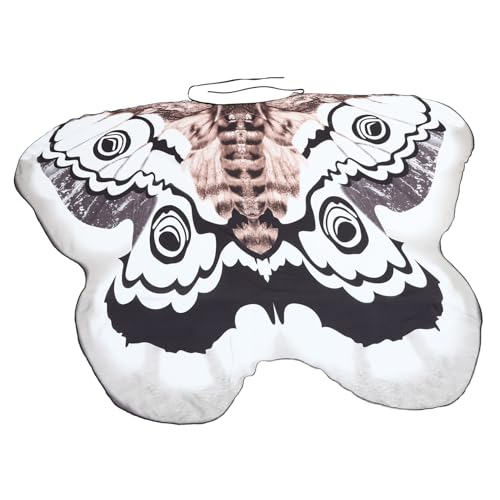 VALICLUD Wirbelnder Schmetterlingsschal Dekoratives Tanzset Glitzerdekoration Halloween Glitzerkleidung Halloween Perlen Halloween Besenstiel Dekorationen Halloween Hexenrock von VALICLUD