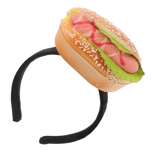 VALICLUD Witziges Hamburger Haarreif aus Leichtem und Elastisch und Langlebig für Kostümpartys Festivals und Fotoshootings Perfektes Accessoire für Halloween und Geburtstagsfeiern VALICLUD Witziges Hamburger Haarreif aus Leichtem und Elastisch und Langlebig für Kostümpartys Festivals und Fotoshootings Perfektes Accessoire für Halloween und Geburtstagsfeiern von VALICLUD