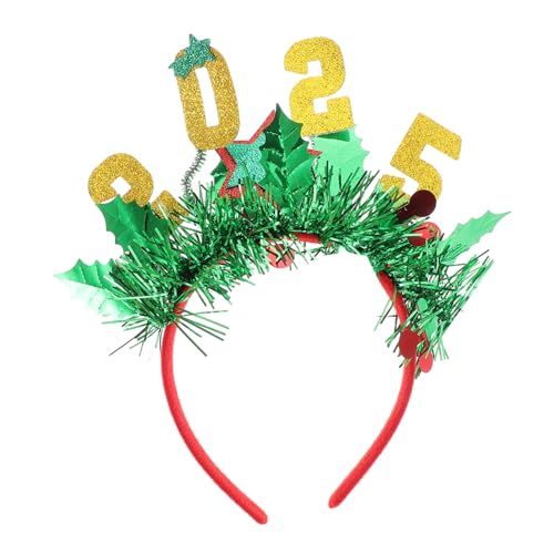 VALICLUD Year Stirnband Verstellbar Glitzerndes Weihnachts Haarband für Party Cosplay Festliche Kopfbedeckung für Damen und Herren Weihnachtsdeko VALICLUD Year Stirnband Verstellbar Glitzerndes Weihnachts Haarband für Party Cosplay Festliche Kopfbedeckung für Damen und Herren Weihnachtsdeko von VALICLUD