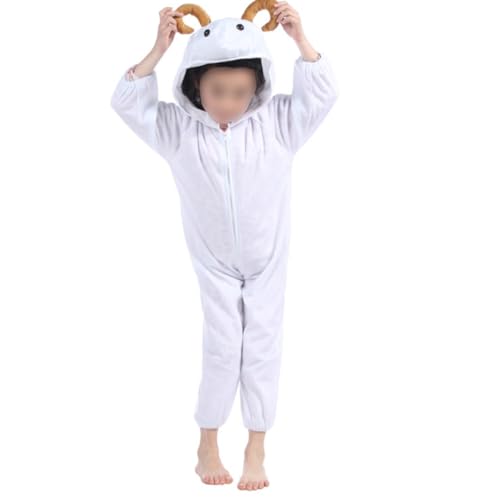 VALICLUD Ziegenkostüm Für Halloween Tierkostüm Für Cosplay Und Aufführungen Weiches Material Und Bequeme Passform von VALICLUD