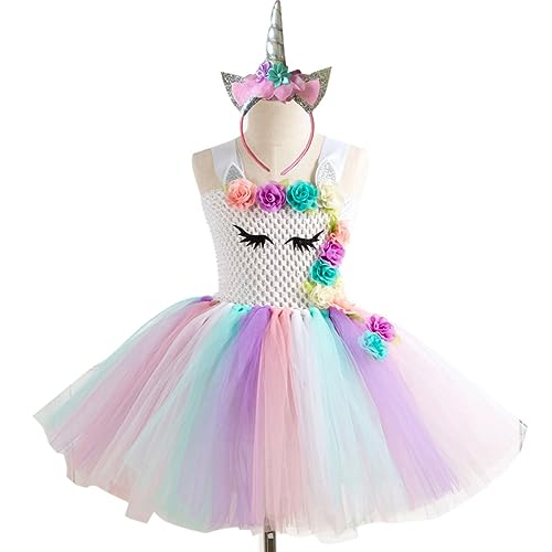 VALICLUD ädchen Einhorn Tutu Kleid Mit Haarband Cosplay Kleidung Set Für Geburtstagsoutfit Halloween Kostü Prinzessinnen Verkleidung Für 10 12 Jahre VALICLUD ädchen Einhorn Tutu Kleid Mit Haarband Cosplay Kleidung Set Für Geburtstagsoutfit Halloween Kostü Prinzessinnen Verkleidung Für 10 12 Jahre von VALICLUD
