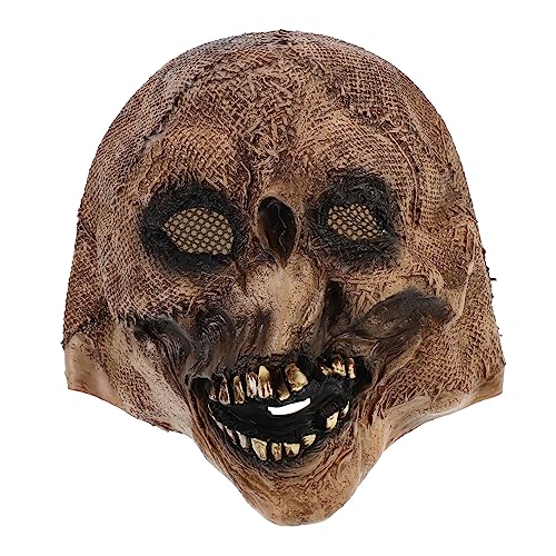 VALICLUD halloween costume halloween kleidung faschings maske terrifier maske grusel maske Vogelscheuche Geist Skelett beängstigend Horror-Gesichtsmaske Halloween-Maske Emulsion von VALICLUD