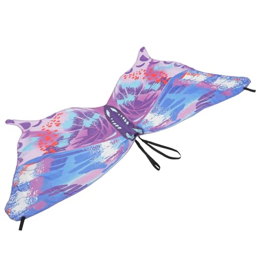 VALICLUD kleiner Schmetterlingsschal Fee Schmetterlingsflügel Feenflügel Schmetterlingskostüm für verkleidung butterfly costume Kap Halloween Halloweenkostüm Chiffon von VALICLUD