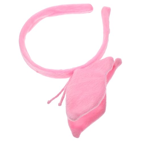 VALICLUD schmetterling kopfschmuck Karnevalskostümprop Partystirnband Haarschmuck für Frauen Damen Stirnband Karnevalskopfschmuck Haarzubehör für Mädchen lustige Stirnbänder Plastik Rosa von VALICLUD