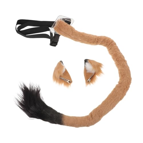 VALICLUD und Verstellbar Tierkostüm Zubehör für Damen Realistisches Cosplay Haarclip mit Sicherem Halt für Halloween Karneval und Themenpartys von VALICLUD