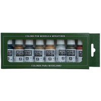 VALLEJO 70118 Farb-Set, Metallic-Farbe, 8 x 17 ml von VALLEJO
