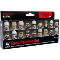 VALLEJO 70119 Farb-Set, Gesichtsfarben, Set Jaume Ortiz, 8 x 17 ml von VALLEJO