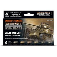 VALLEJO 70203 Farb-Set, US-amerikanische Panzerung und Infanterie, WWII VALLEJO 70203 Farb-Set, US-amerikanische Panzerung und Infanterie, WWII von VALLEJO