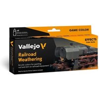 VALLEJO 070264 Farb-Set Eisenbahn-Alterung, 8 x 18 ml von VALLEJO