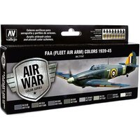 VALLEJO 71147 Farb-Set FAA (Fleet Air Army) 1939 - 1945, 8 x 17 ml von VALLEJO