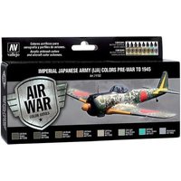 VALLEJO 71152 Farb-Set, Japanische Luftwaffe IJA Set 1, 8 x 17 ml von VALLEJO