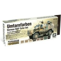 VALLEJO 71159 Farb-Set, Umtarnfarben-Set, NATO Tarnung, 8 x 17 ml von VALLEJO