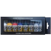 VALLEJO 71174 Farb-Set, Basisfarben, 8 x 17 ml von VALLEJO