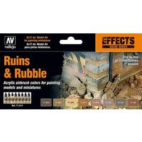 VALLEJO 71214 Farb-Set Ruinen & Trümmer - 8 Farben à 17 ml VALLEJO 71214 Farb-Set Ruinen & Trümmer - 8 Farben à 17 ml von VALLEJO