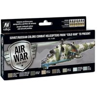VALLEJO 71601 Farb-Set, Russische Kampfhubschrauber, 8 x 17 ml von VALLEJO