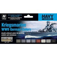 VALLEJO 71615 Farb-Set, Kriegsmarine WWII von VALLEJO