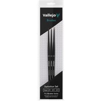 VALLEJO 722516 Pro Modeler Pinsel, Definition Set 4-3-2 von VALLEJO