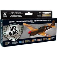 VALLEJO 771183 Farbset, USA Flugzeuge WWII MTO-Operation, 8x17 ml VALLEJO 771183 Farbset, USA Flugzeuge WWII MTO-Operation, 8x17 ml von VALLEJO