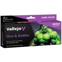VALLEJO 772192 Farb-Set Orcs & Goblins, 8x18 ml von VALLEJO