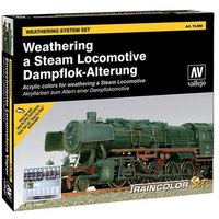 VALLEJO 773099 Farb-Set, Alterung einer Dampflokomotive, 9 x 17 ml von VALLEJO