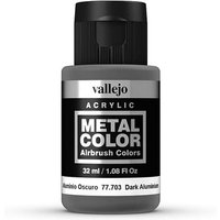 VALLEJO 77703 Dunkles Aluminium, 32 ml von VALLEJO