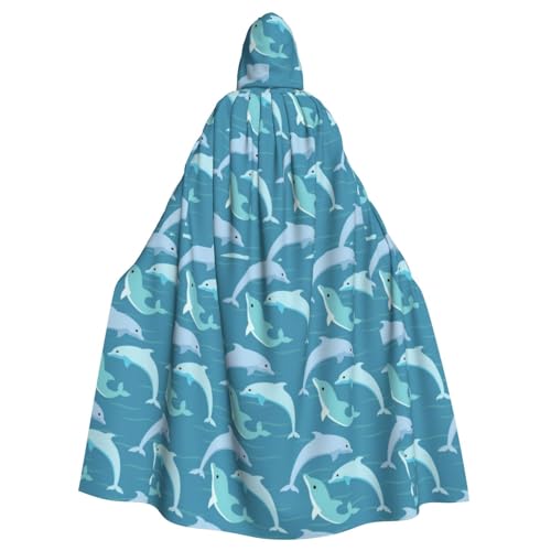 VANANI Dolphin Halloween Kapuzenmantel Umhang, Rollenspiel-Kostüm, Partykostüm, Verkleidung von VANANI