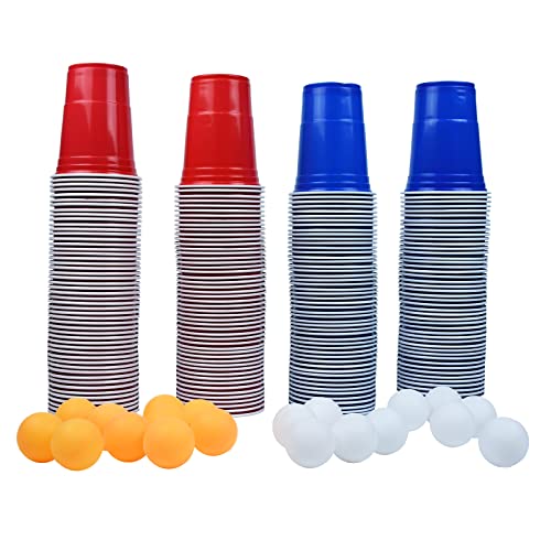 VANCHEMO Bierpong Becher Set Beer Pong Partybecher Sets 100 Beerpongbecher 10 Bällen 480ml Plastikbecher Trinkbecher für Weihnachten Party Trinkspiele Hochzeit VANCHEMO Bierpong Becher Set Beer Pong Partybecher Sets 100 Beerpongbecher 10 Bällen 480ml Plastikbecher Trinkbecher für Weihnachten Party Trinkspiele Hochzeit von VANCHEMO
