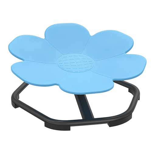 VANCHEMO Karussell Kinder Drehstuhl Kinder Autismus-Sensorikspielzeug Karussell Training Physische Spielzeug Balance Stuhl für Jungen und Mädchen (Blau) von VANCHEMO