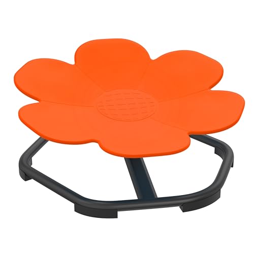 VANCHEMO Karussell Kinder Drehstuhl Kinder Autismus-Sensorikspielzeug Karussell Training Physische Spielzeug Balance Stuhl für Jungen und Mädchen (Orange) von VANCHEMO