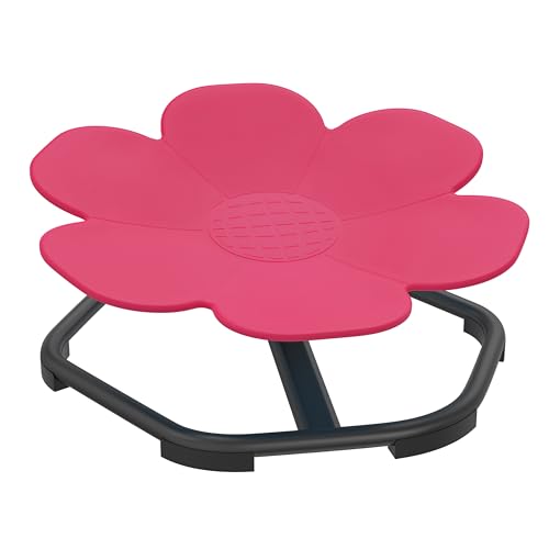 VANCHEMO Karussell Kinder Drehstuhl Kinder Autismus-Sensorikspielzeug Karussell Training Physische Spielzeug Balance Stuhl für Jungen und Mädchen (Rose) von VANCHEMO