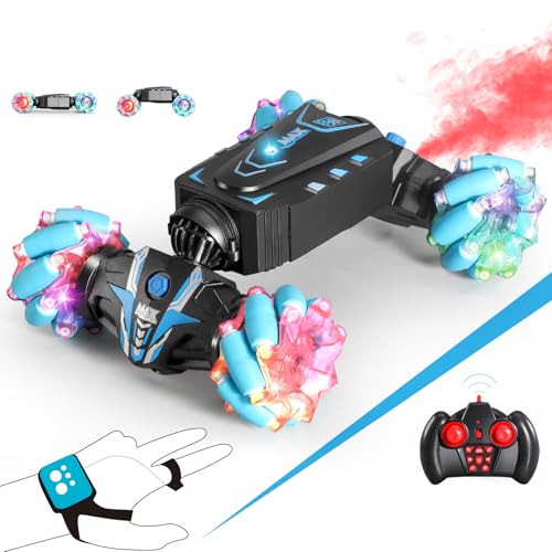 VANLINNY Ferngesteuertes Auto, RC Auto, mit Licht und Sprühen, Drift Car Spielzeug 4WD 2,4 GHz 360° Drehung Ferngesteuertes mit Handsteuerung Geschenk Mädchen Junge Kinder ab 6 7 8 9 10 Jahre VANLINNY Ferngesteuertes Auto, RC Auto, mit Licht und Sprühen, Drift Car Spielzeug 4WD 2,4 GHz 360° Drehung Ferngesteuertes mit Handsteuerung Geschenk Mädchen Junge Kinder ab 6 7 8 9 10 Jahre von VANLINNY