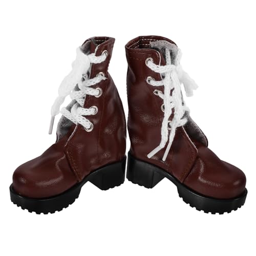 VANZACK 1 Paar Miniatur Puppenschuhe für Große Puppen Doll Boot Schuhe aus Strapazierfähigem für Puppenzubehör und Miniaturhaus Dekoration von VANZACK