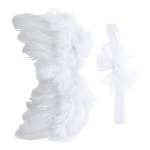 VANZACK 1 Satz Flügel Haarreif Dekoration für Cosplay Kostüm Weißes für Fotoshootings und Partys VANZACK 1 Satz Flügel Haarreif Dekoration für Cosplay Kostüm Weißes für Fotoshootings und Partys von VANZACK